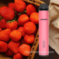 Baterai 650mAh yang disesuaikan 1000PUFFS POD VAPE DISAGA